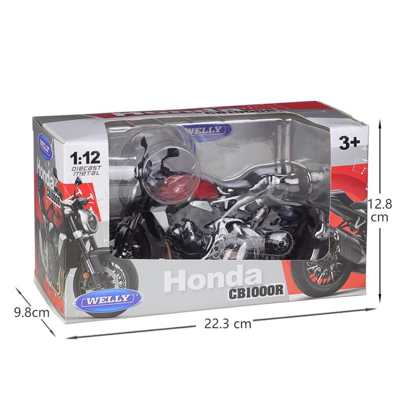 1/12 Scale Welly  Honda CB1000R Alloy Motorcycle Model Diecasts Metal Toy Motorcycle Model High Simulation Collection Childrens Gifts