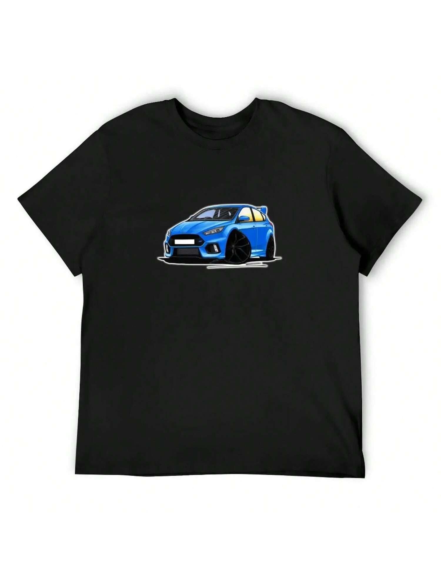 Classic Car Tops T Shirt Classic Car Pattern TShirt For Women Creative Graphic O-Neck Custom Printed T-Shirt S разноцветный