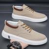 Men's 2025 Autumn Canvas Sneakers - Trendy Korean Fashion, Casual & Versatile.