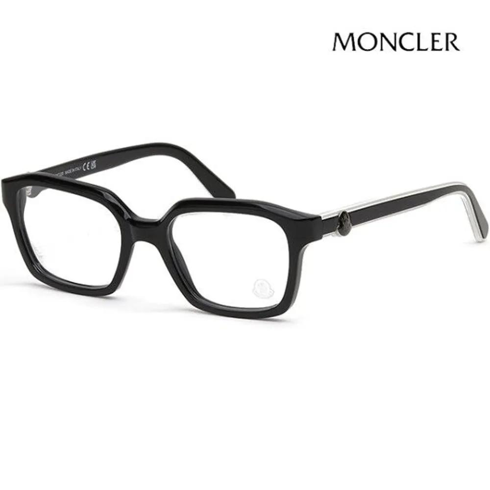 

[Moncler] Eyeglass Frames ML5181 001 Black Horn-rimmed Fashion Square Men Women