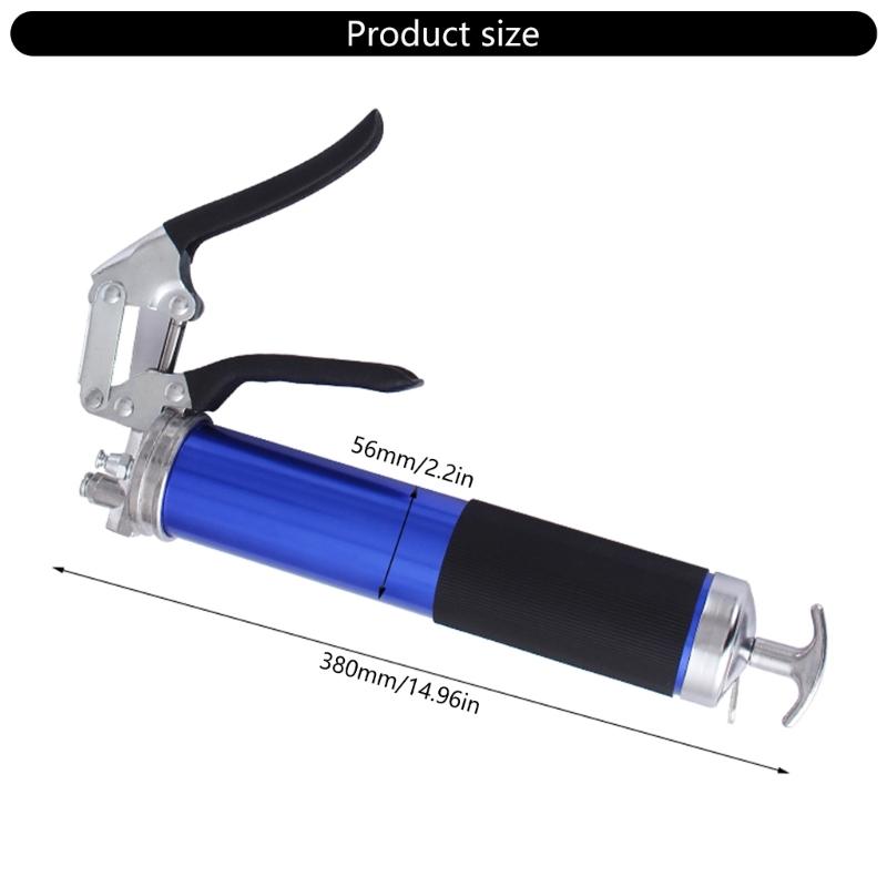 Heavy Duty Grip Grease Guns Aluminum Mini Grease Guns Kit Handheld Grease Filling Tool with Reinforced Hose for Car