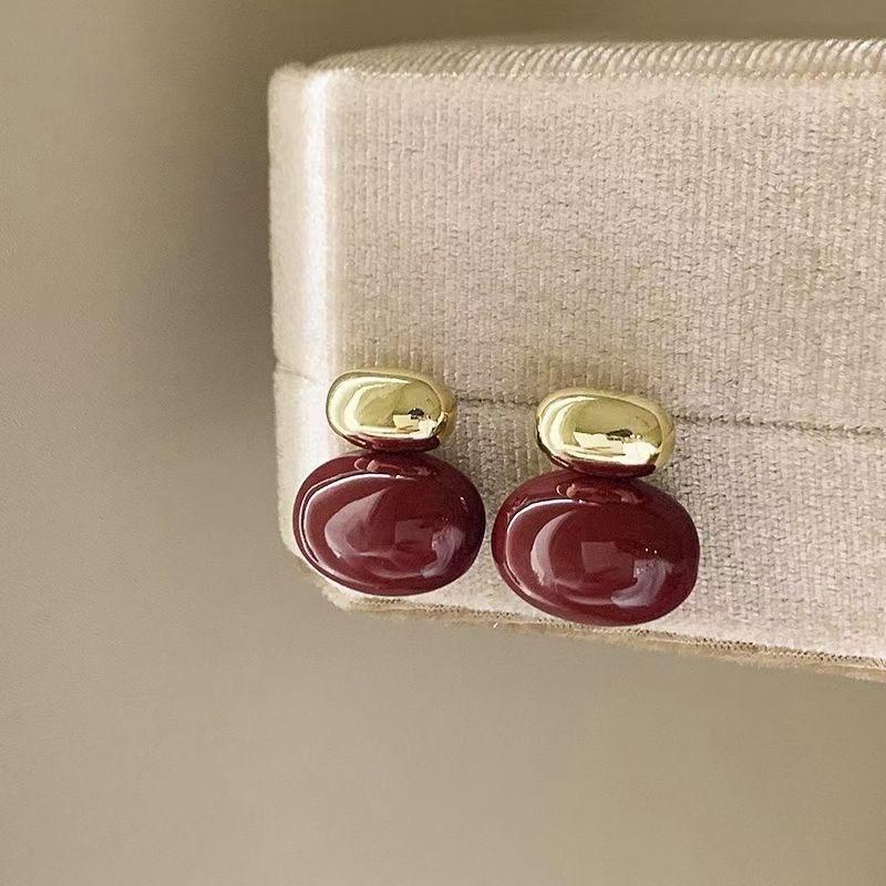 New Chinese Ethnic Style Retro Versatile Earrings Chinese Style Ancient Style Fringed Earrings Cheongsam Hanfu Cold Ear Jewelry