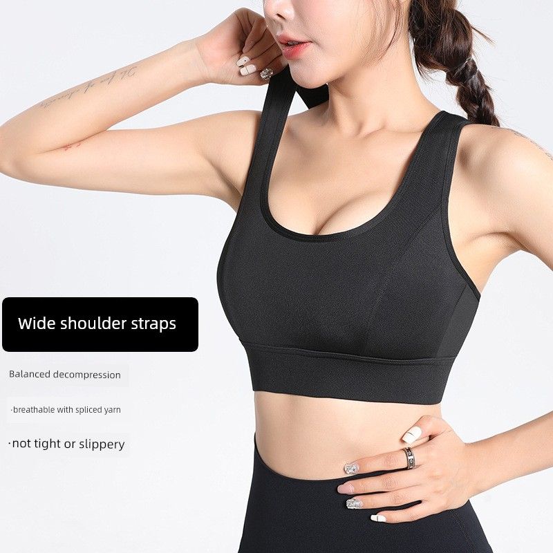 Sports Bra for Women, Shockproof, High-Intensity, Beautiful Back Design, European and American Style Yoga Fitness Pants, Peach Lift High-Waisted Pants