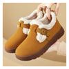 Scarpe di Cotone da Donna Inverno Nuovo Stile, Stivali di Cotone alla Moda e Versatili con Stivali da Neve in Velluto Spesso