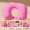 Miling 5-Pack Inflatable Travel U-Shaped Neck Pillow