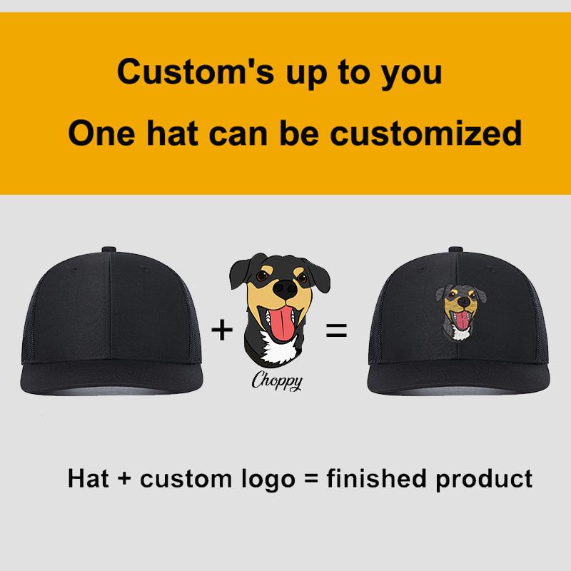 Custom Embroidery Logo Baseball Cap Summer Breakable Net Blank Truck Caps Men's Women Text Letter Richardson Hats Custom Logo