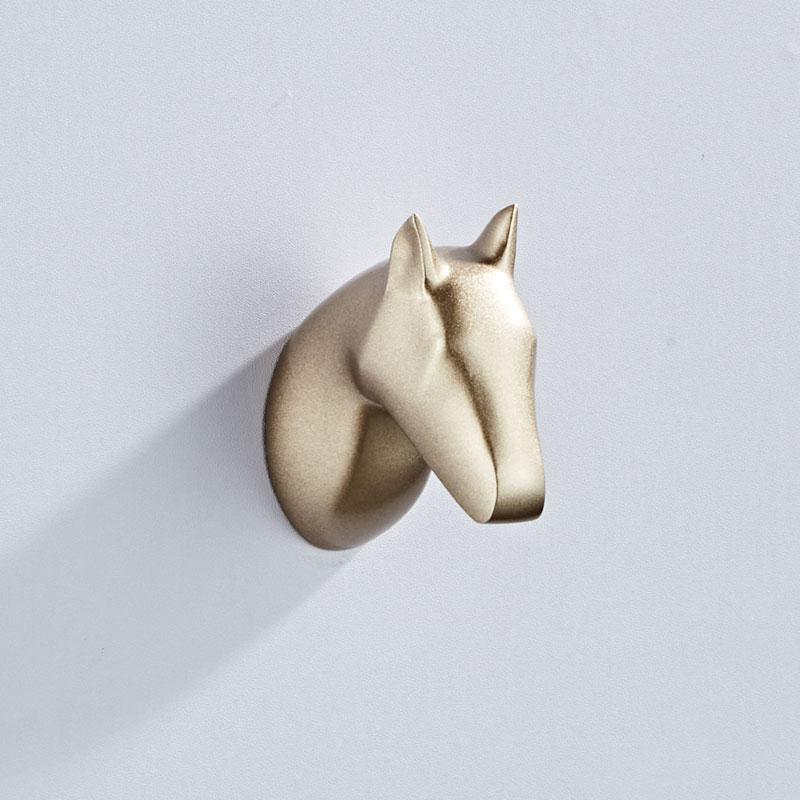 ELLEN Animal Cloth Hooks Hanger Wall Decorate Robe Hook Gold Bathroom Hook Creative Coat Hook Hanger Bedroom Hooks ELF105