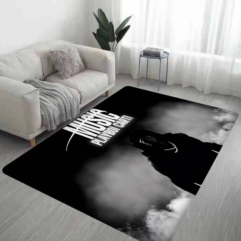Rapper Playboi Carti I am Music Floor Mat Rectangle Anti-slip Home Soft Badmat Front Door Indoor Outdoor Mat Hotel Decor Mat