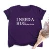 I Need A Huge Glass Of Wine Funny T Shirts Women Printed Camiseta Mujer Short Sleeve