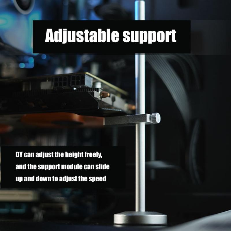 GPU Support Bracket Graphics Card Brace GPU Support Stand Adjustable Aluminum Video Card Sag Holder Support Stand