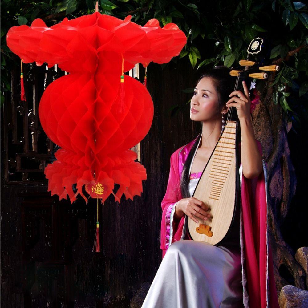 Waterproof Honeycomb Lanterns Traditional Spring Festival Pendant  Spring Festival