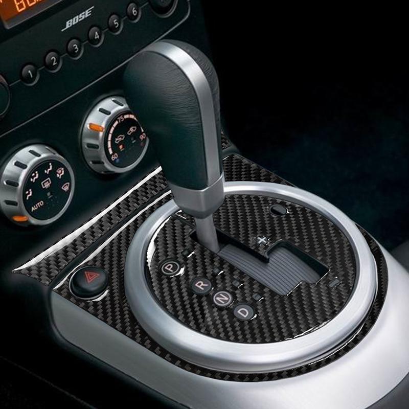 For Nissan 350Z 2006-2009 3Pcs Real Carbon Fiber Gear Shift Panel Interior Trim Car Interior Accessories Car Interior
