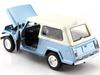 Welly Jeep scale miniature Jeep Jeepster Commando Station Wagon 1/24 (Blue)