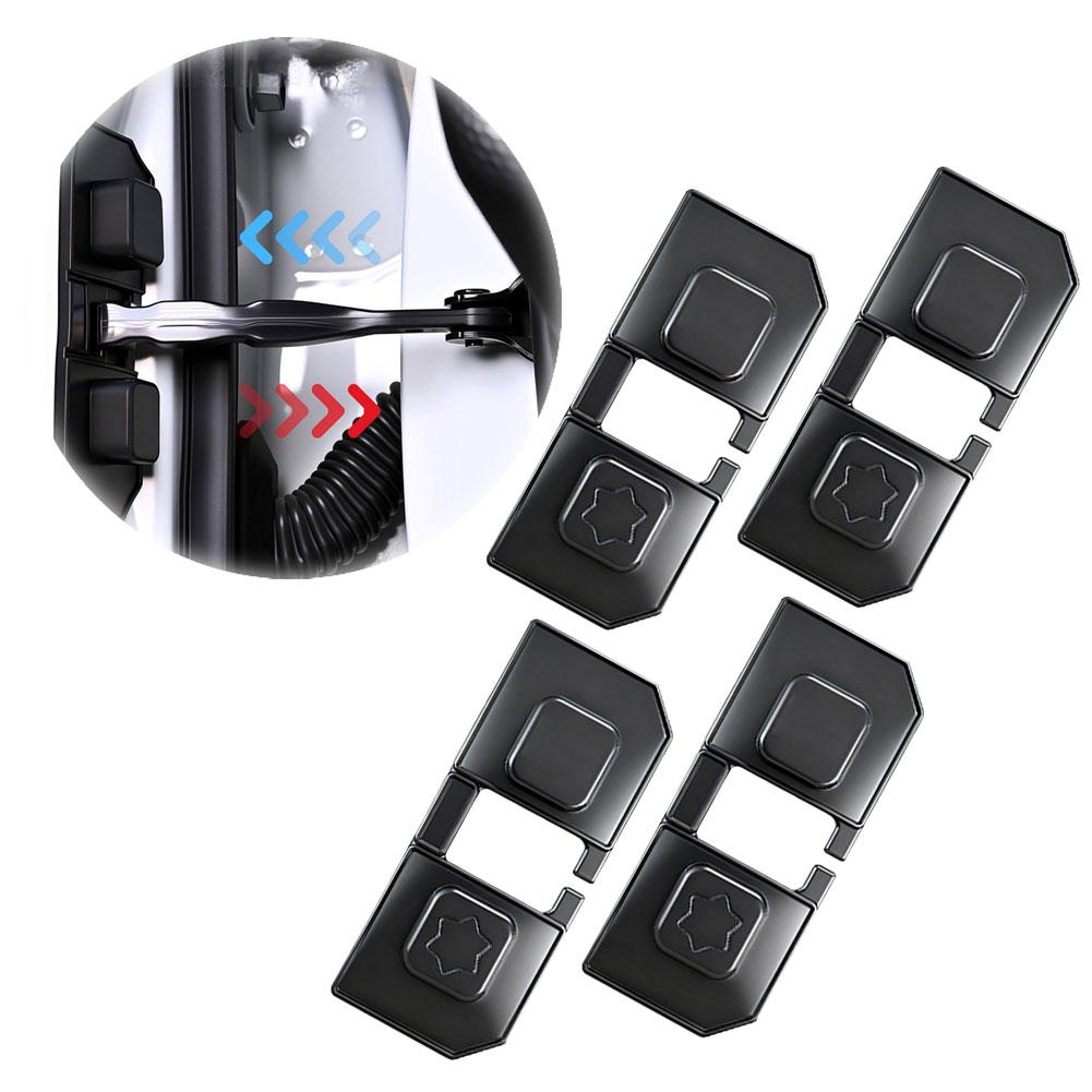NEW 4Pcs Car Door Buffer Cushion Waterproof Self-Adhesive Door Car Shockproof Cushion Universal Shock Absorber Silicone D2C5