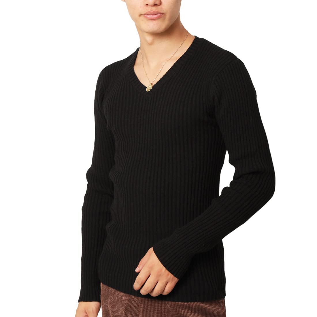 

Arcade Turtleneck Ribbed Sizes LL Black Men s V-Neck Sweater, Knit, (XL), (V-Neck)