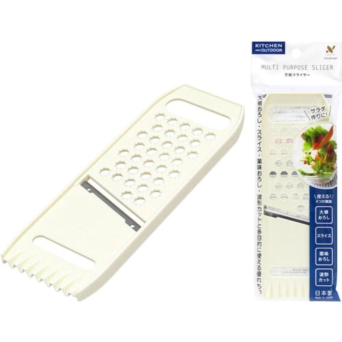 Made In Japan [Kitchen Multi-Function Multi-Purpose Cookware] All-Purpose Slicer for Grating Daikon Radish, Slicing, and Condiment Graters, Wave-Shape