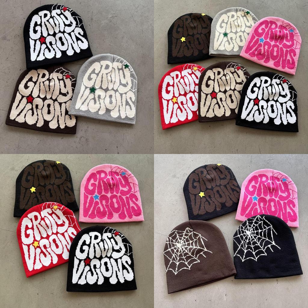 Modern Beanie For Winter Women Men Fashionable No Brim Design With Letter Pattern