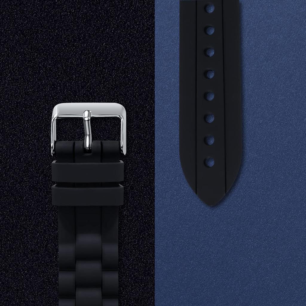 BERNY Klokke Herreklokke Klokke Automatisk Mekanisk Dykkerklokke Automatisk Sport Silikonrem Klokke Vanntett 20ATM Safirglass Ripebestandig