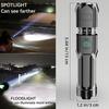 Portable LED Flashlight with Zoom, Rechargeable Bright Torch for Home, Car Repair & Outdoor Activities