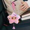 Cartoon Design Lucky Star Plush Keyring Rubber Plush Face Doll Stuffed Plush Toy  Kids