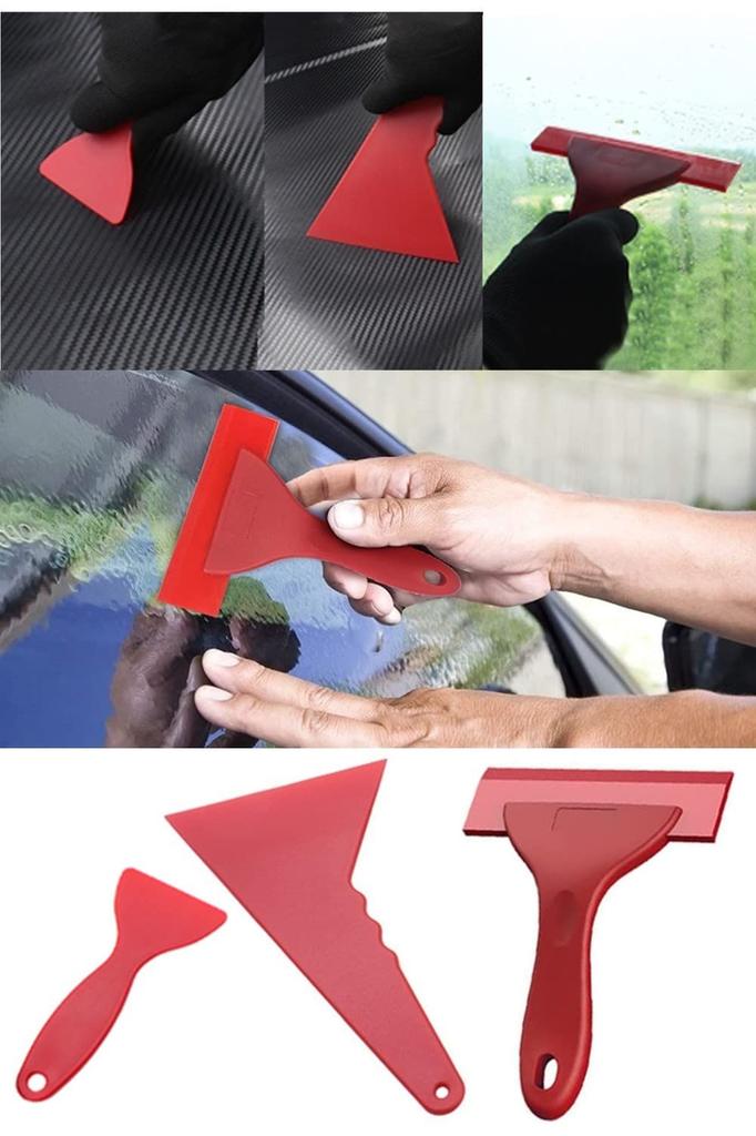 YFFSFDC Carbon Sheet Car Film Cutting Sheet Auto Wrapping Film Pasting Tool Set of