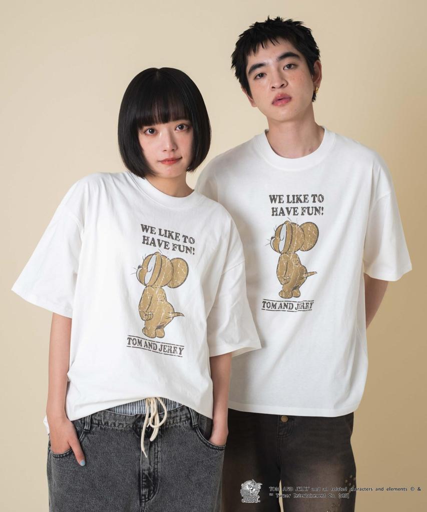 WEGO Graphic Size 5 TOM&JERRY T-Shirt (S), Men's,