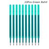 Large Capacity Ink Erasable Pen 6-color Push Gel Pen Set 0.5mm Transparent Colors Pen Office Writing Supplies Kawaii Stationery