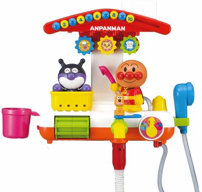 AGATSUMA Anpanman Lots of Anpanman In the Bath W370 X H300 X D150 Mm Fun! Size