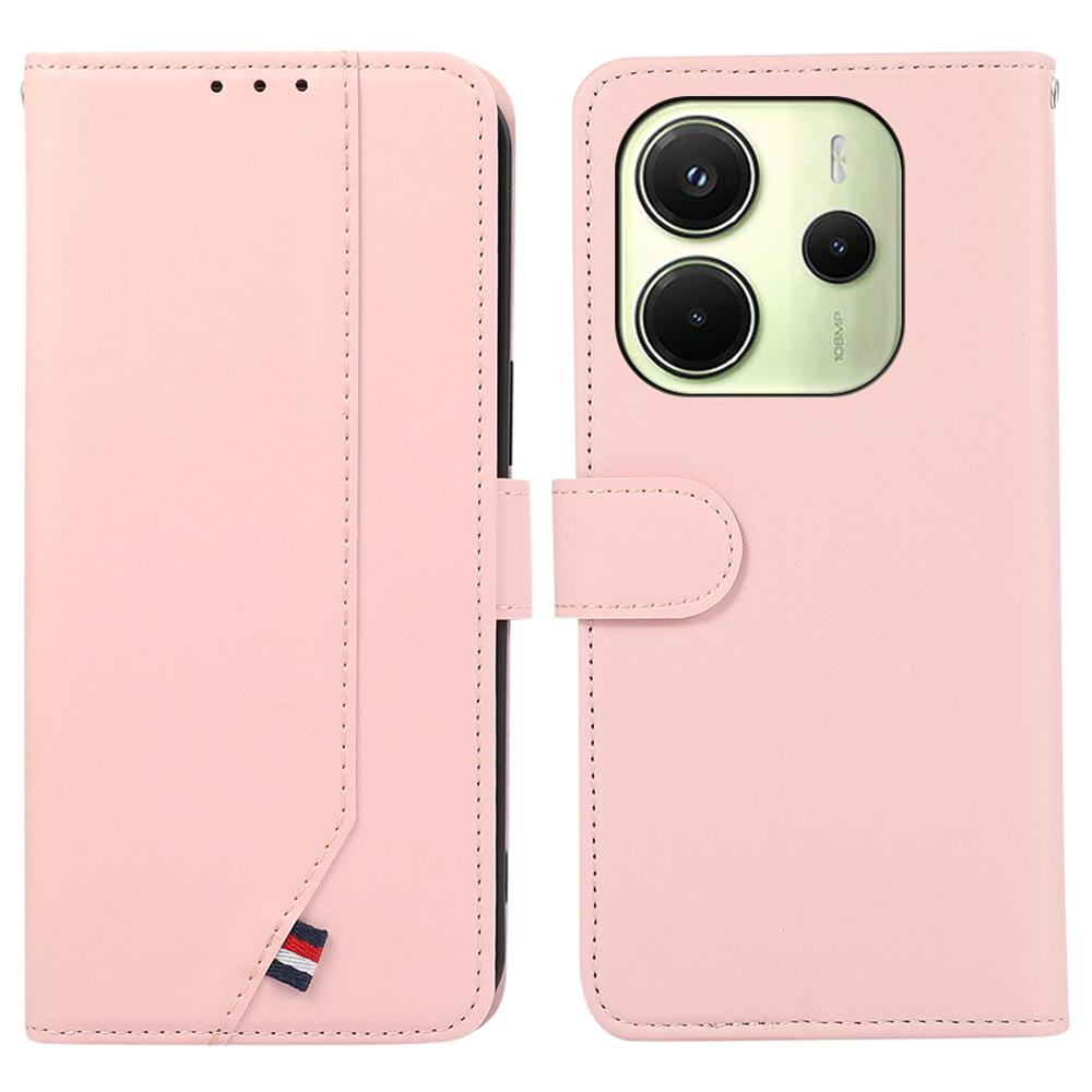 For Xiaomi Redmi Note 14 4G (164.84mm) Case RFID Blocking Flip Leather Phone Cover