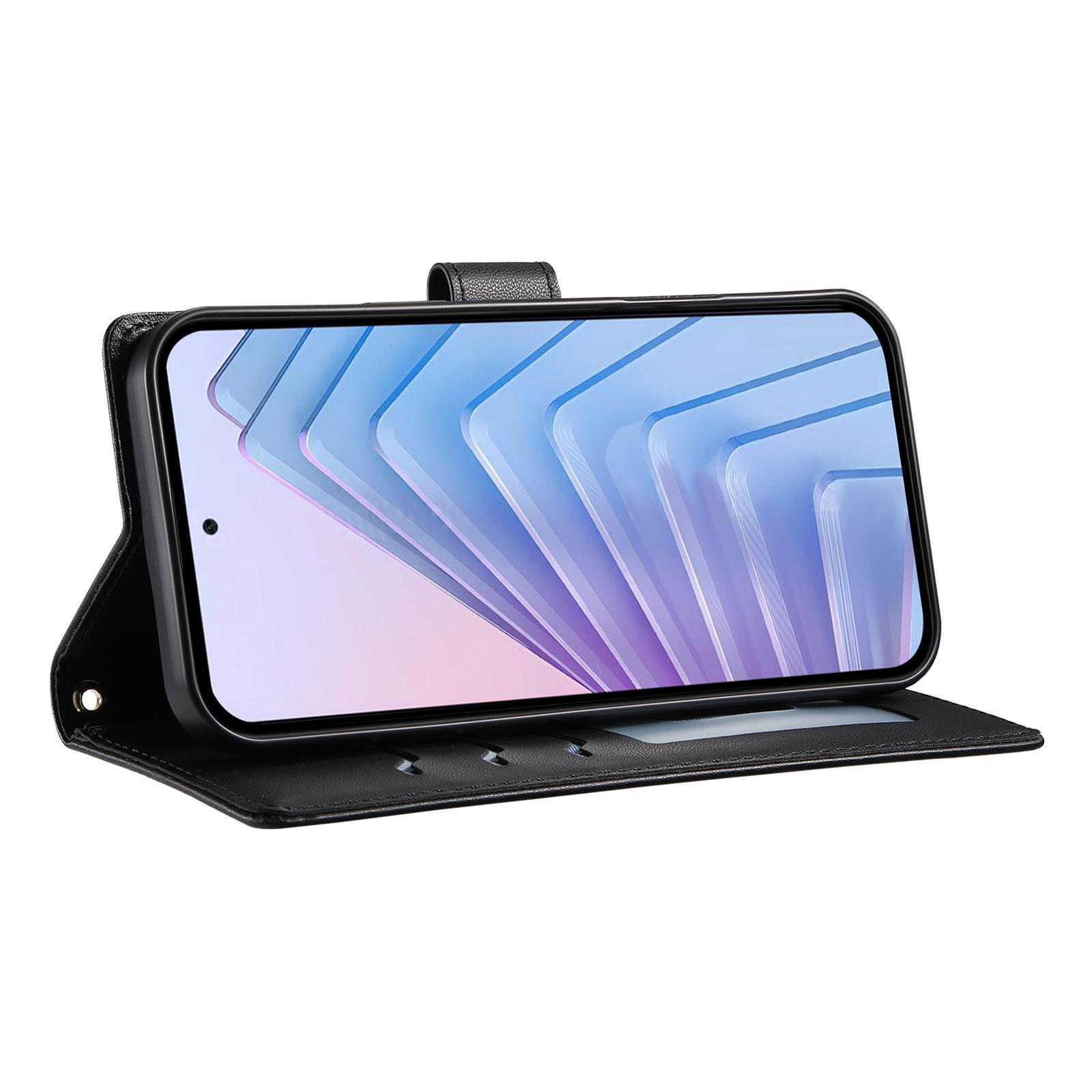 

For Xiaomi 15 Ultra Case Rhombus Stitching Wallet Stand Leather Phone Cover with Long/Short Strap Purple