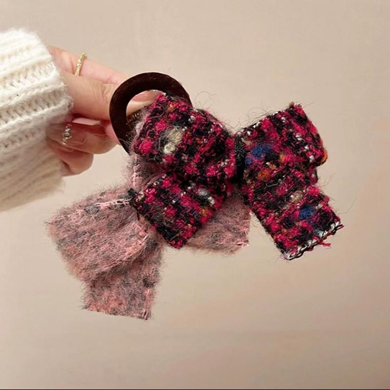 

Осенне-зимняя плюшевая заколка-бантик для волос для девочек, высококачественная заколка для волос с чувством захвата, большая заколка-акула розовый