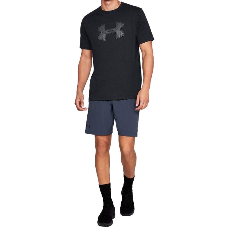 Under Armour Round Neck Regular Fit T-Shirt Men Tops Black 1329583-001