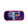 Huntrix Kpop Student Pink Double-layer Pencil Bag Kpop Witch Hunting Girl Group Student Storage Stationery Bag Pencil Bag CLE