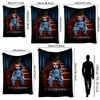 Good Guys Classic Horror Doll Pattern Theme Flannel Blanket Warm Comfortable Fleece Blanket For Office Sofa Party Decor Halloween Gift