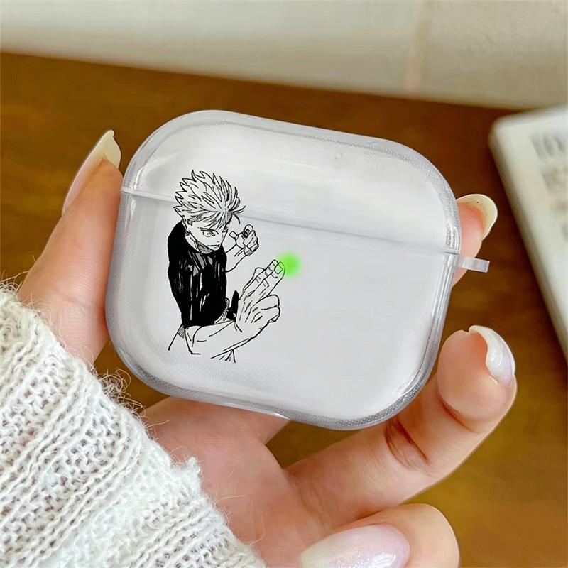 Étui Souple en Silicone TPU Anime pour AirPods Pro 3 2 1 AirPods 4 3 2 1 Étui Transparent pour Écouteurs Bluetooth For Airpods 2