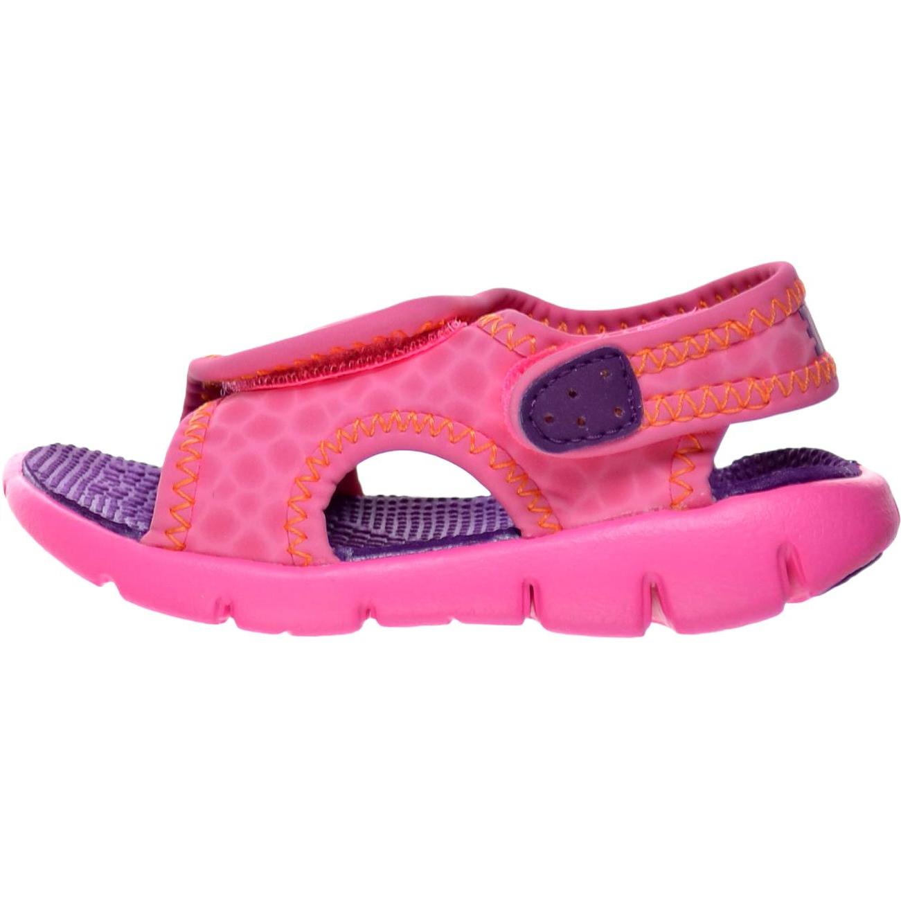 Nike Sunray Adjust 4 Low top Toddler Shoes Pink Infant And Toddler 386521-606 23.5