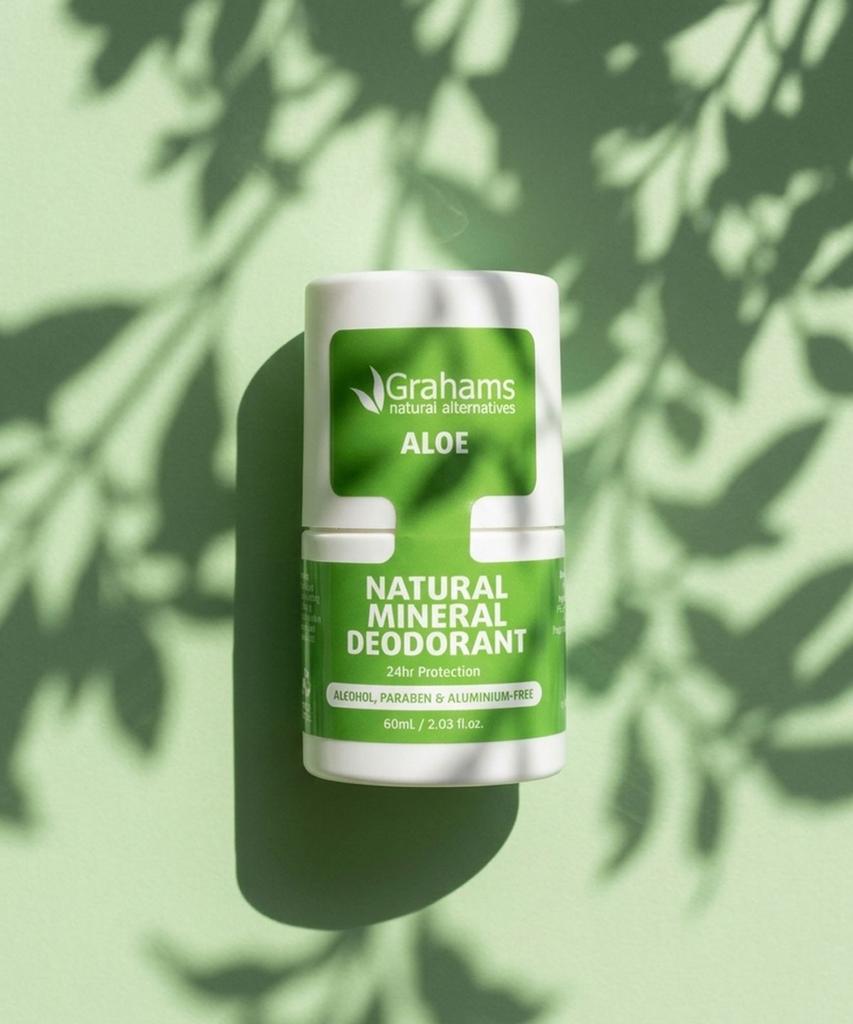 Natural Mineral Deodorant Aloe 60mL