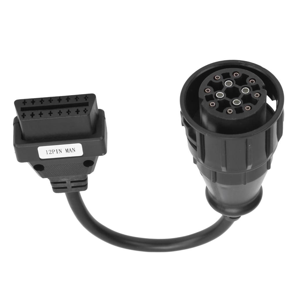 OBD2 adaptér 12pin MAN na 16pin nákladní vozidlo diagnostický prodlužovací kabel náhrada za DELPHI