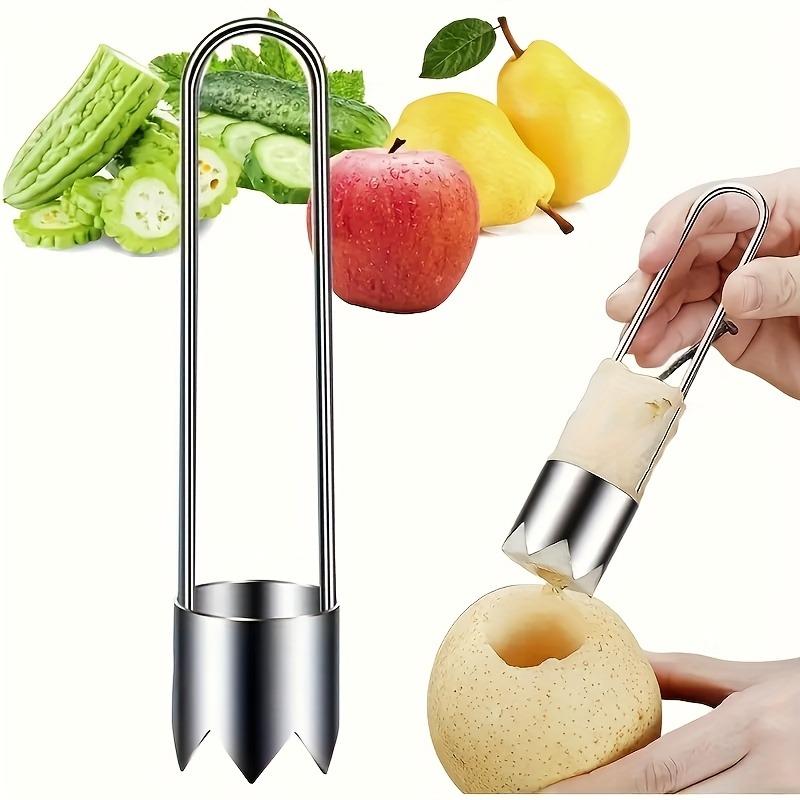 

1Pc Stainless Steel Pitter, Seed Remover for Bell Peppers Apples, Durable Easy Clean Kitchen Tool Dishwasher Safe