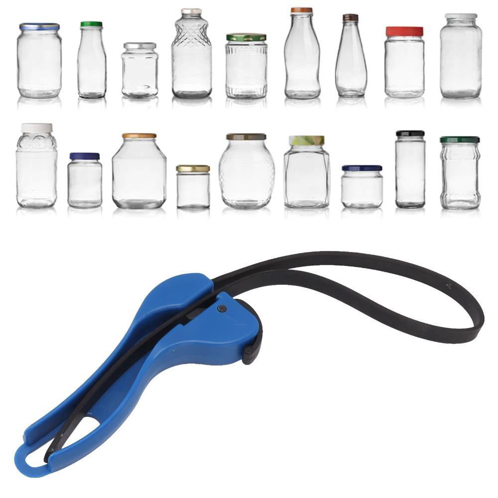 Kitchen Gadget Rubber Jar Opener Adjustable Not Slip Grip Bottle Opener Manual Easy To Use Strap Wrench Kitchen