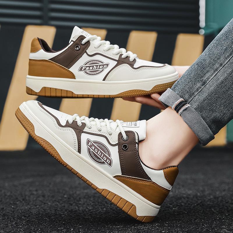 Men's shoes autumn versatile sports and leisure board shoes pilot leather shoes lightweight soft sole waterproof outdoor tide shoes