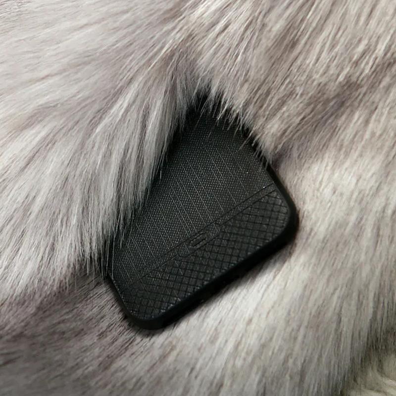 Winter Women Faux Fur Vest Coat Female Warm Cotton White Black Gray Fur Vest Jacket Solid V-neck Casual Sleeveless Coats