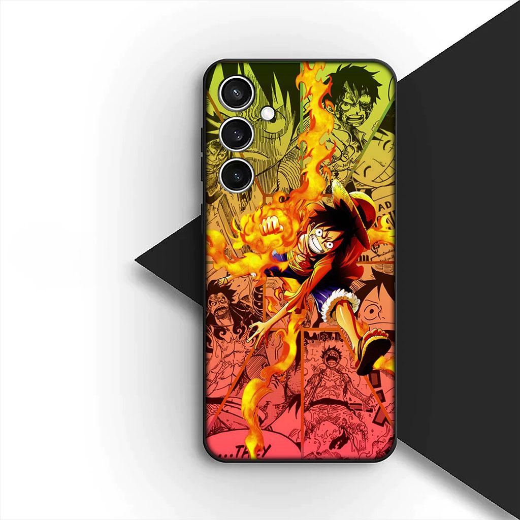 One Luffy Pieces Silicone Phone Cover for Apple iPhone 17 Air 12 13 Pro Max Mini ProMax 7 + 8 Plus Soft Case
