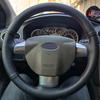 Siyah Deri El-dikişli Araba Direksiyon Kapağı Ford Focus 2 Için 2005 2006 2007 2008 2009 2010