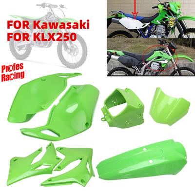 Αξεσουάρ μοτοσικλέτας για Kawasaki KLX 250 300 Plastics Protect Guard Covers 1993 έως 2007 Tank Plate DirtBike