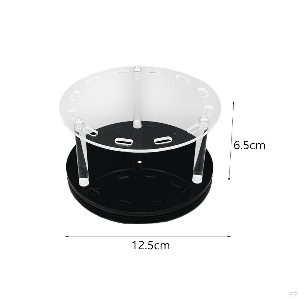 12 Slots Tweezers Shelf Holder, Acrylic Eyelash Extension Tools Storage Holder for Nail Salon,