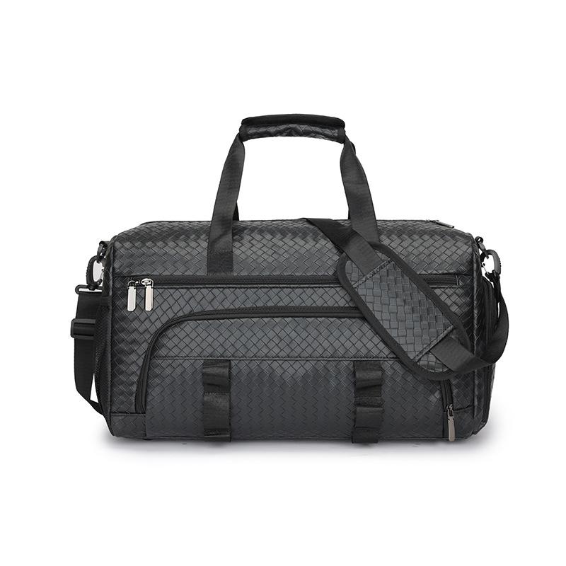 Men's short-distance luggage bag large capacity with shoe compartment decompression portable travel bag indoor sports simple fitness bag