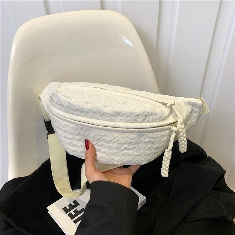 Breast Bag Lightweight Girl Fashionable Fresh and Sweet Shoulder Bag Student Class Casual Messenger Bag Fanny Pack