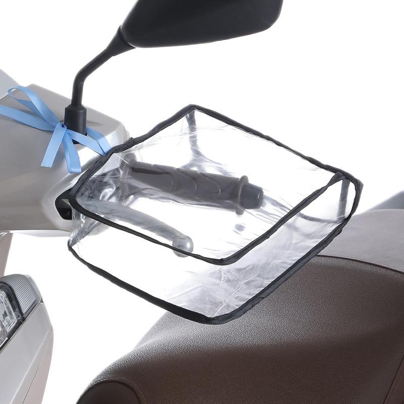 

1Pair Windproof Handlebar Gloves Winter Outdoor Keep Warm Gloves For Motorcycle Vehicle Bicycle Handle Large Guard Cover Gloves