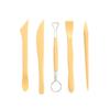 Ultra-Light Stone Pottery Clay Tools: 5-Piece Handmade Sculpting & Trimming Set